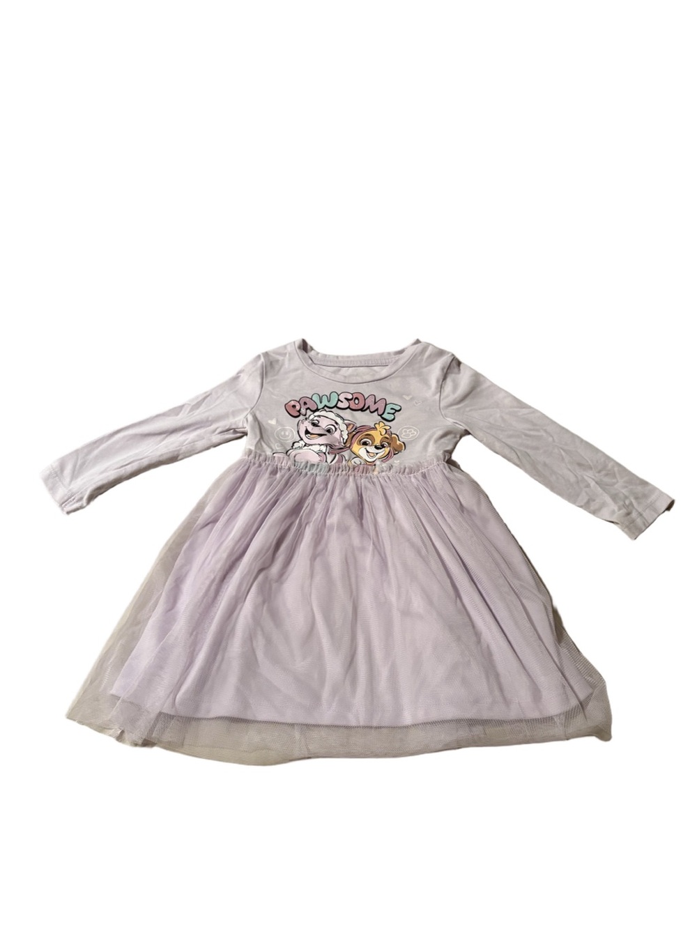 Paw Patrol Light Purple Dress Size 3T